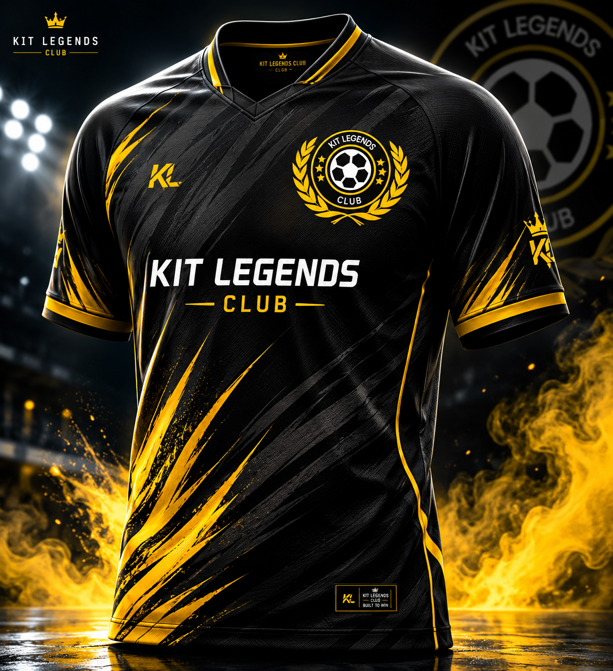 KitLegendsClub Golden Era Football Jersey #10